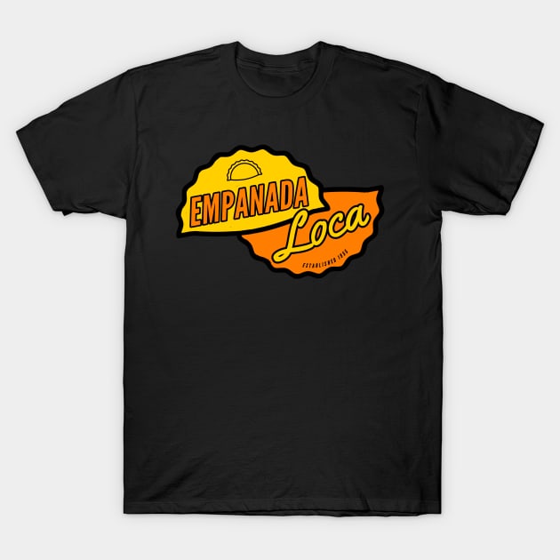 the Horror of Delores Roach - Retro Empanada Loca T-Shirt by SurfinAly Design 